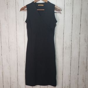 Essendi Black Silk Spandex Bodycon Dress Size Smal